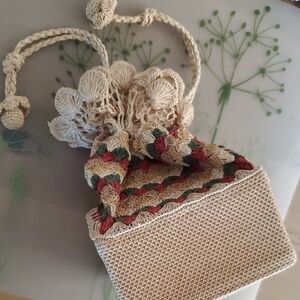 Vintage 50's/60's Crochet Box Bag